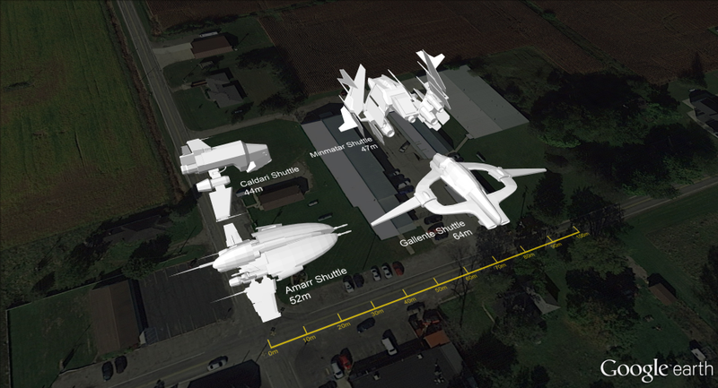 Illustration for article titled Eve Online Ships, Compared To The Real World